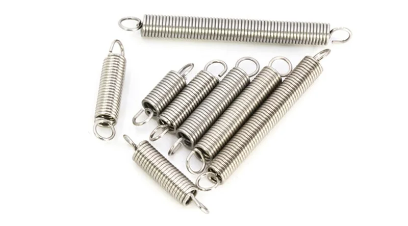 10PCS 15mm Stainless Steel small Tension Spring With Hook For Tensile DIY ToKH