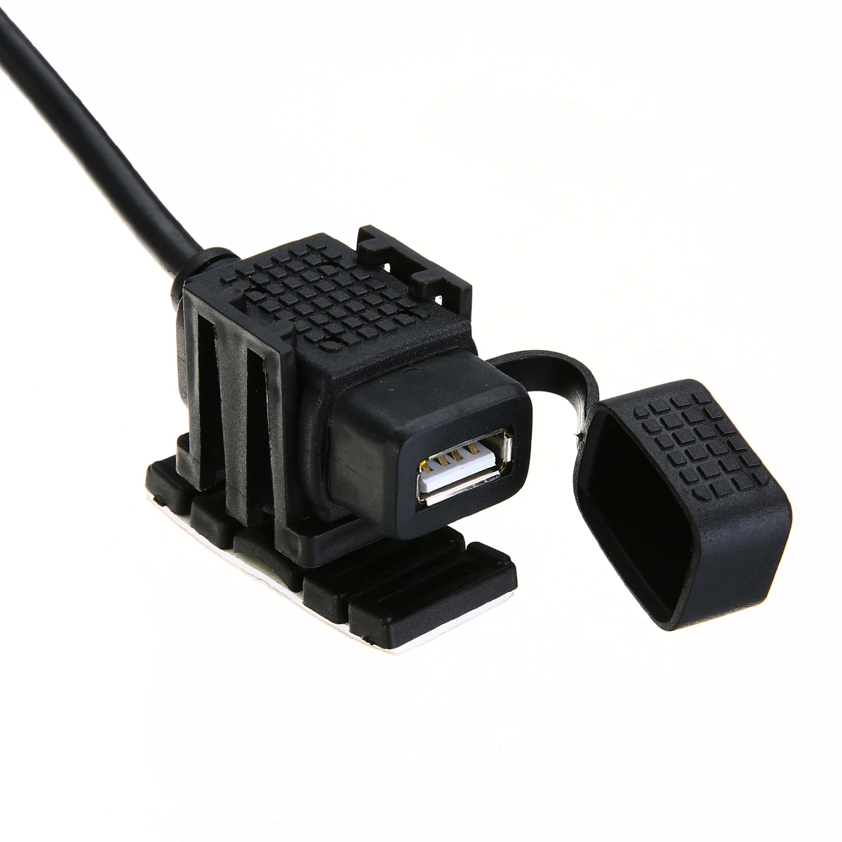 12V Motorcycle ATV USB Cigarette Lighter Adapter with Mount Bracket for Motorbike USB Power Charger Socket Outlet Waterproof