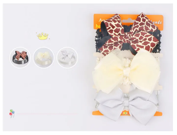 8   Party Souvenir Cotton Bow Hairbands Headwear For Children Elasticr Headwear Birthday Wedding Party Supplies Gifts For Guests