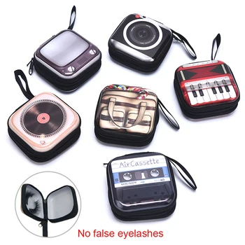 

2020 Fashionable False Eyelash Suitcase Empty Fake Lash Storage Packaging Box Unique Eyelash Holder Case