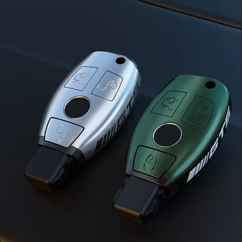 Custodia per Chiave/telecomando per Mercedes Benz A B C E GL S GLA GLK CLS Class AMG W204 W205 W212 W463 W176 6 Custodia per Chiave/telecomando per Mercedes Benz A B C E GL S GLA GLK CLS Class AMG W204 W205 W212 W463 W176 - New Fashion Car Key Case Cover Shell Holder per Mercedes Benz A B C E
