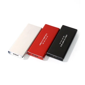 

M.2 Solid State SSD Hard Drive USB3.0 Solid State Mobile Hard Disk Box NGFF M.2 Aluminum Alloy High-speed External Box