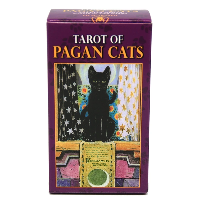 Geneic 78 Cards Deck Tarot Of Pagan Cats Full English Family Party Board Game Oracle Cards Astrology Divination Fate Card geneic 78 cards deck tarot of pagan cats full english family party board game oracle cards astrology divination fate card