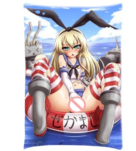 Коллекция аниме Kantai наволочка с изображением персонажей прямоугольная
