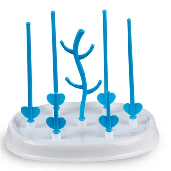 

Useful Baby Bottle Dryer Rack simple tree shape Cleaning Drying Rack Shelf Kitchen Feeding Holder Tools