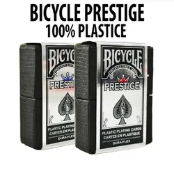 Bicycle Prestige Plastic Playing Cards Red/Blue Dura Flex Deck USPCC Collectible Poker Card Games Entertainment