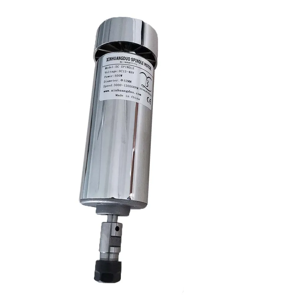 С воздушным охлаждением 0.5kw CNC spindleMotor Kit ER11 патрон 500 Вт мотор шпинделя+ регулятор скорости питания для гравировки