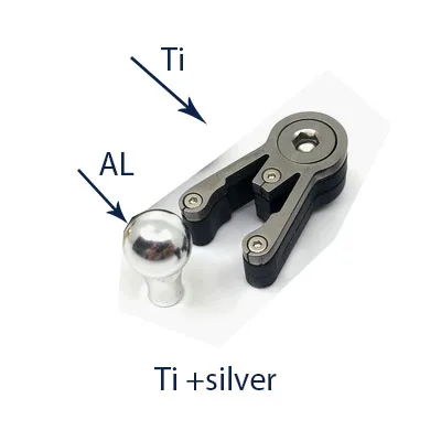 Ti CNC Catcher для складного велосипеда Brompton, титановая передняя вилка для велосипеда, фиксированная Пряжка, головной убор, велосипедные части - Цвет: catcher-ball Ti