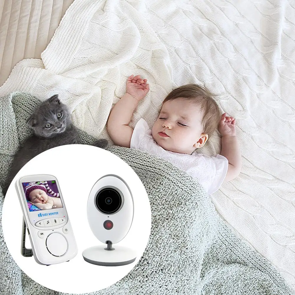2,4G беспроводное устройство для ухода за ребенком VB605 видео детский монитор с камерой ночного видения двухсторонняя аудиосистема датчик температуры