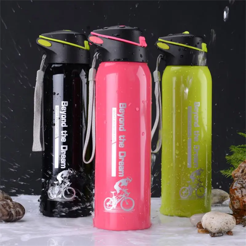 

500 ml New Stainless Steel Small Bouncing Cover Insulation Cup Mountain Bike Riding Sports Warm Cold Insulation Bottle
