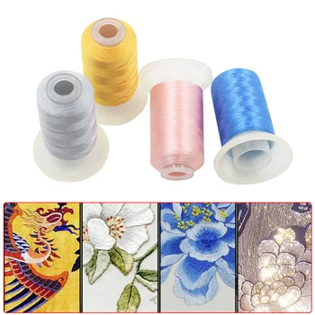 

40 Rolls 500m Thread Roll Sewing Quilting Embroidery DIY Craft Polyester 40 Colors Lines Threads Color Random