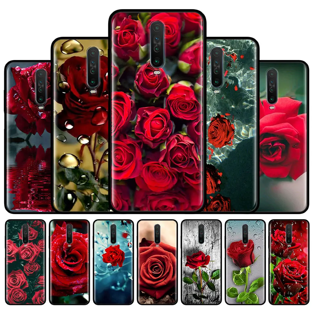 Чехол-накладка для Xiaomi Redmi 9 8 8A 7 7A 6 6A 9A 9C Note Pro 8T 9S Max силиконовый ярко-красный с
