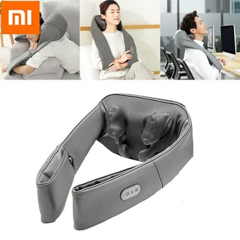 

XIAOMI 3D Spa Massager Machine 3 Level Type C Electric Heating Massager Fitness Exercise Kneading Electric Massagers Neck Pillow