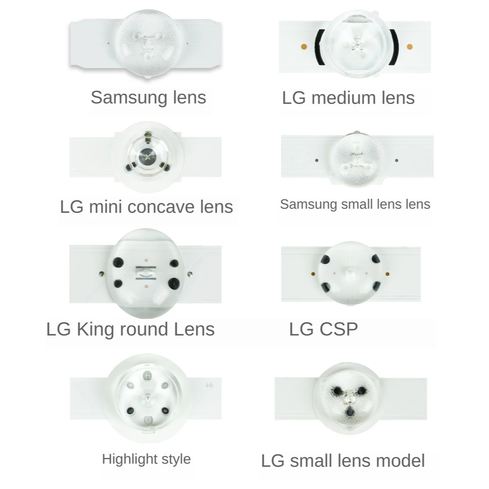 

3V 6V Large lens LED lamp bead granular lamp Bar LCD TV back LED light Strip retrofit universal lamp bead 100%NEW