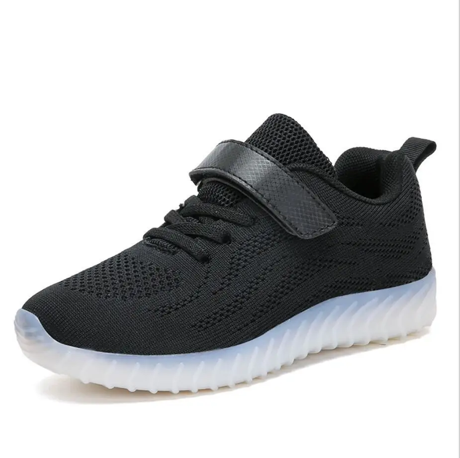 Uncle Jerry Child Summer Shoes light up shoes for Boys and Girls LED Sneakers USB Rechargeable Breathable Children Casual Shoes children's shoes for sale Children's Shoes