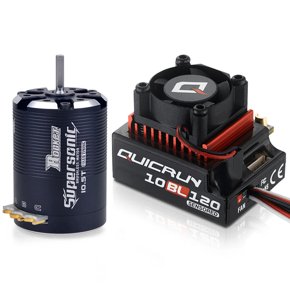 Hobbywing 10bl120 120a Esc W/rocket Supersonic 540 4.5t 10.5t 13.5t ...