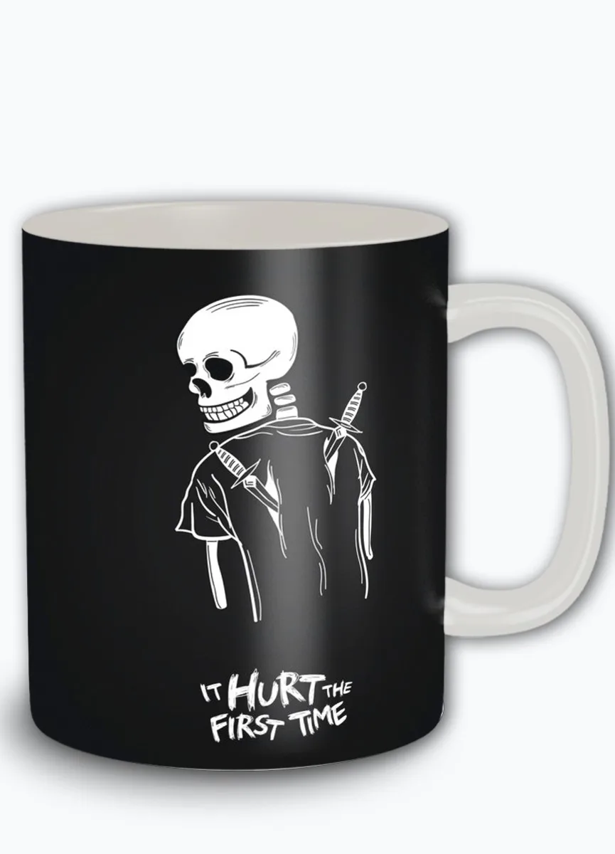Кружка белая микс череп skull готика скелет - 4071 | Дом и сад