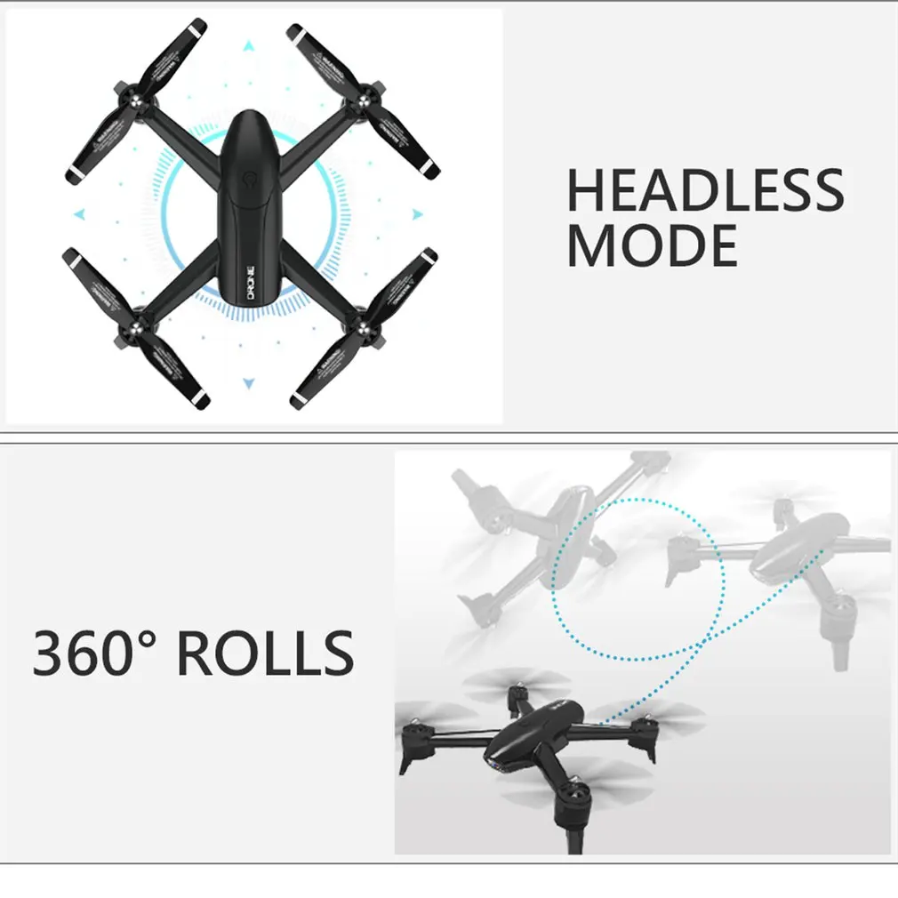 SG106 дрона с дистанционным управлением 4 K 1080 P 720 двойной Камера FPV WiFi оптическая потока в режиме реального времени видео с антенной RC Квадрокоптер беспилотный летательный аппарат Дрон Камера
