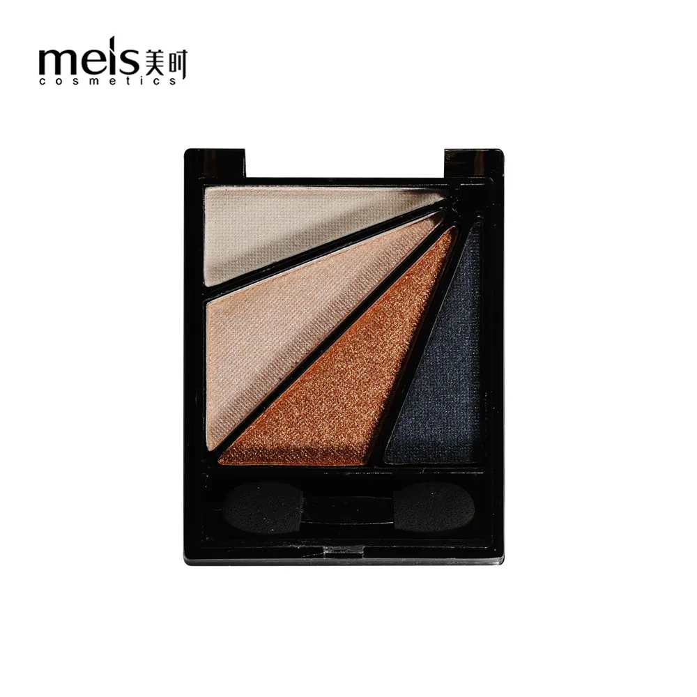 MEIS Новое поступление очаровательные тени для век 4 цвета матовые тени для век макияж Палитра мерцающие тени для век Пудра модный цвет 459 - Цвет: 1