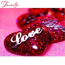 TOUOILP DIY,Full,Diamond Embroidery,Red love,photo custom,Diamond Painting,Cross Stitch,Diamond Mosaic,home Decoration,Christmas