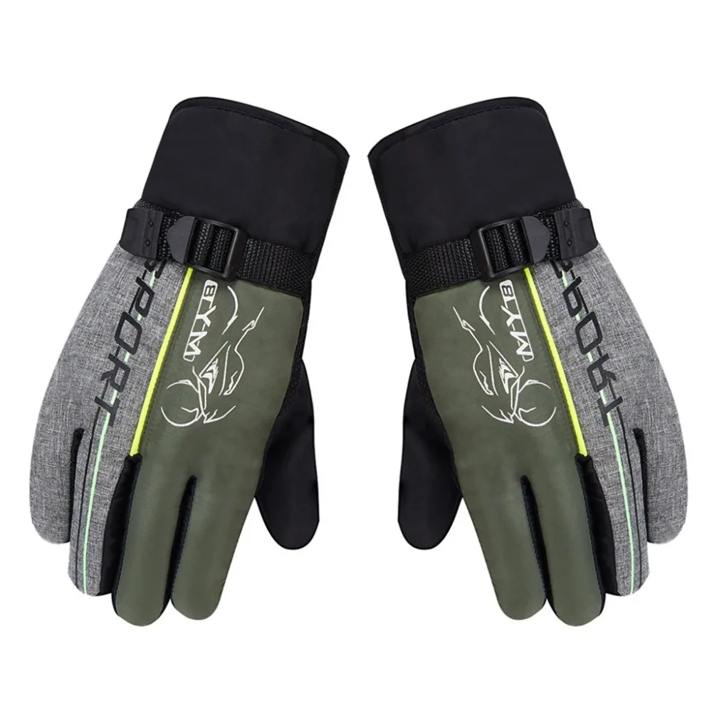Men winter ski gloves waterproof non-slip outdoor sports warm warm velvet ski snow gloves guantes de nieve para mujer 30S19 (8)
