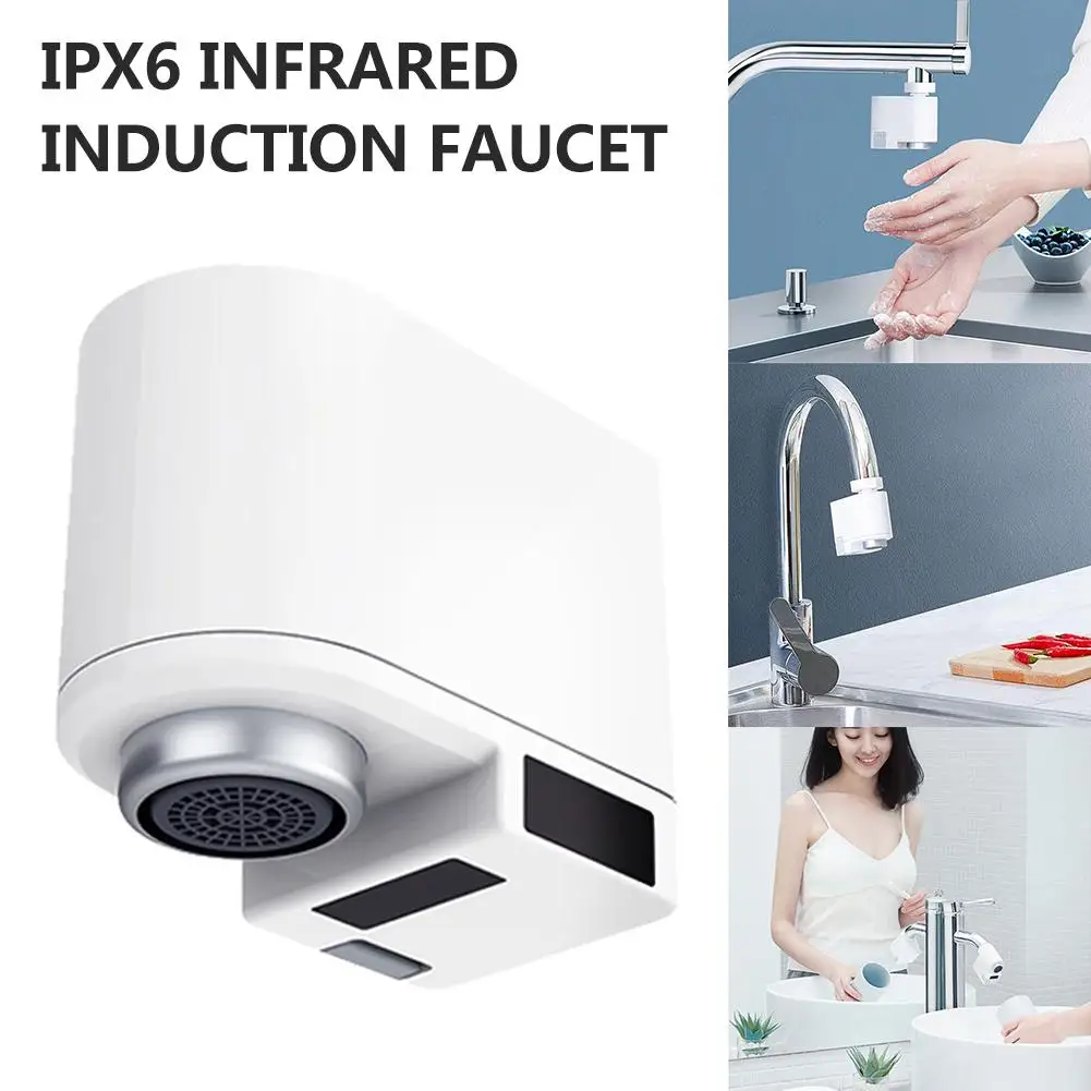 

Automatic Water Saver Tap Smart Faucet Sensor Infrared Water Energy Saving Device Kitchen Nozzle Tap Kitchen Tool