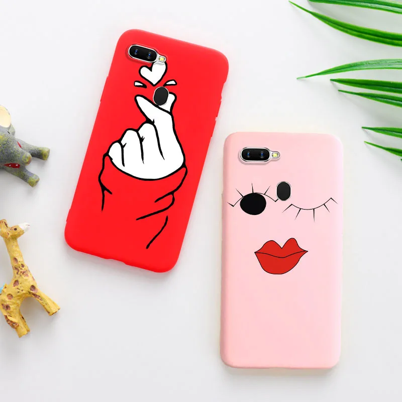 Phone Case For OPPO Realme X2 5 Pro XT Reno Ace Z Case Soft Silicon Candy Finger Heart Cover For Oppo RenoZ Realme 5Pro Coque