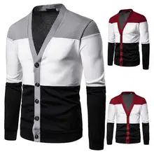 Модный кардиган, свитер, зимняя мужская одежда, Повседневный пуловер, мужской вязаный свитер, новинка, Sueter Hombre