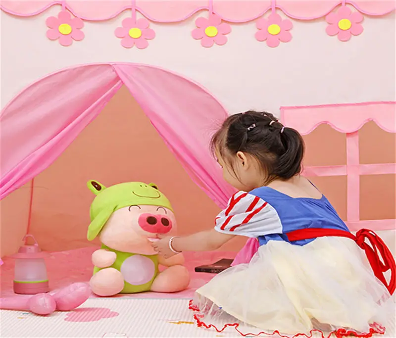 Children's Tent Indoor Outdoor Games Garden Tipi Princess Castle Folding Cubby Toys Tents  Enfant Room House Teepee Playhouse