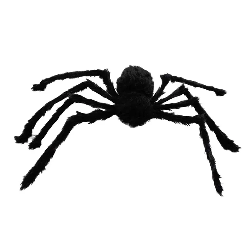 

Artificial Spider Jokes Toy Realistic Insect Animal Model Simulation Black Spider Scary Fun Trick for Halloween Party Fools' Day