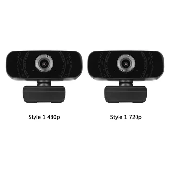 

HD Webcam 0.3MP 480P/1MP 720P Professional webcam with Microphone USB 2.0 Driver Free Web Camera for Windows 10 8 7 PC instock