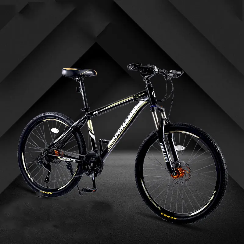 Mountain Bike 26 Inch Variable Speed Adult Double Disc Brake Shock Absorber Men and Women Bicycle Student Cool Mountain Bike 26 Inch Variable Speed Adult Double Disc Brake Shock Absorber Men and Women Bicycle Student Cool