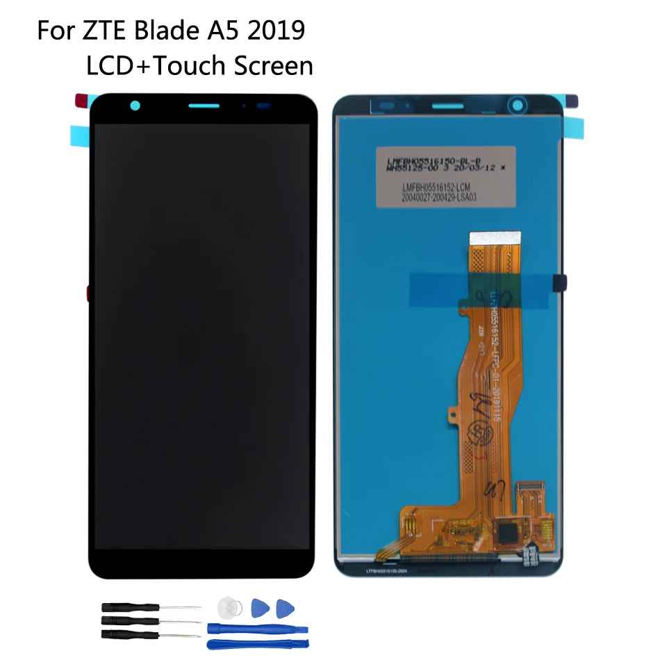 

Original For ZTE Blade A5 2019 LCD Display Touch Screen Digitizer Assembly For ZTE A5 2019 Mobile Phone Spare Parts Free Tools