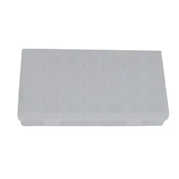 

Transparent Plastic 28 Slots Jewelry Storage Box Case Nail Art Beads Tools Craft pill makeup Organizer Storage Tools adjustable