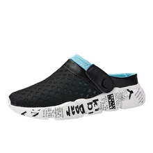 35 Летняя мужская обувь дышащая сандалии Повседневная пляжная обувь Вьетнамки уличные кроссовки пляжные вьетнамки мужские сандалии