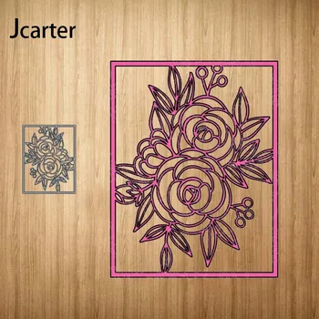 

Flower Leaves Background Metal Cutting Dies Craft Stencil Scrapbooking Handmade Tool Make Album Model Punch Blade Decor Template