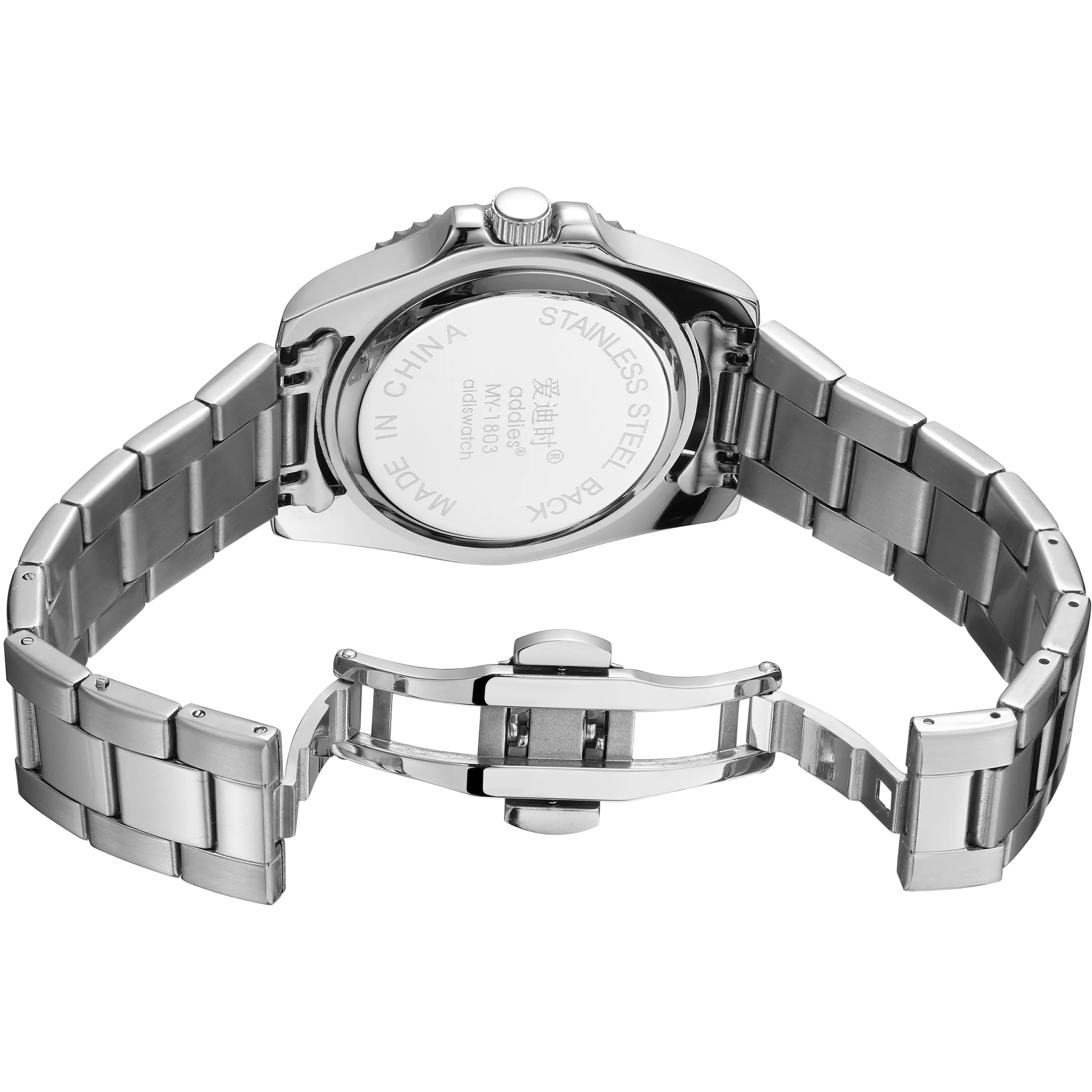 Часы ADDIES мужские спортивные из нержавеющей стали|Кварцевые часы| |