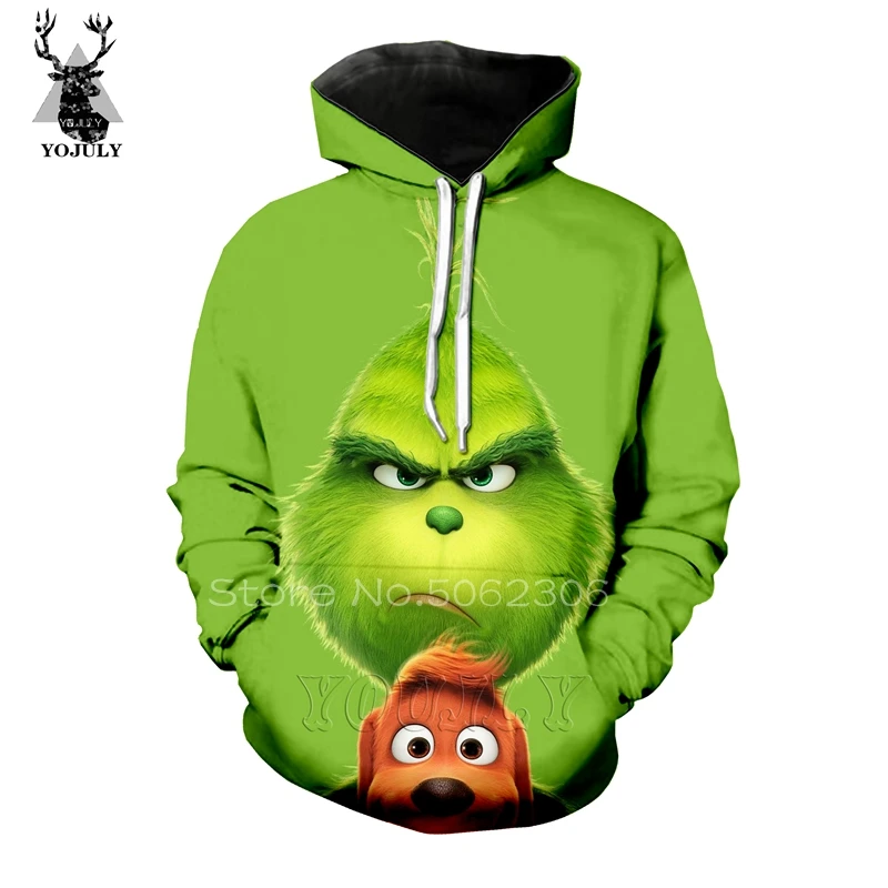 The Grinch толстовки off white Мужская толстовка с 3d принтом Lil peep топы с круглым вырезом уличная толстовка унисекс пуловер странные вещи A62
