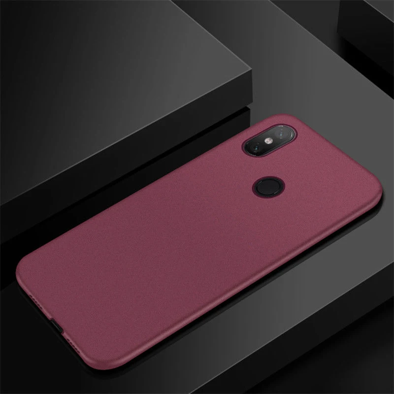 Чехол upaitou для huawei Honor 6X 5X GR5 8X Max 8S 8A 10 Lite 10i 20 Pro Чехол с защитой от отпечатков пальцев мягкий матовый Ультратонкий чехол - Цвет: Бордовый