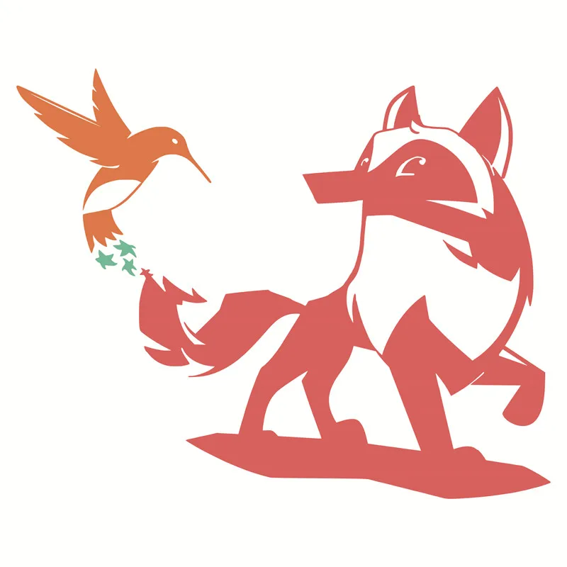 

DiyArts Fox and Bird Metal Cutting Dies Stencils for DIY Scrapbooking Embossing Paper Cards Die Cuts Photo Album Making Craft