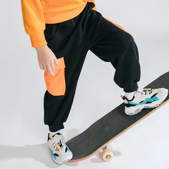 

2019 autumn and winter new boys pants fashion casual sports pants children's overalls tide children's wear boys clothes 2-6 Y