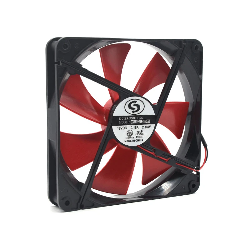 Ventilador 140 140mm 14cm 14025 cc 12V silencioso ordenador PC fuente de alimentación chasis refrigeración gran volumen de aire 0.18A 1600RPM uds.| Ventiladores y refrigeración| - AliExpress