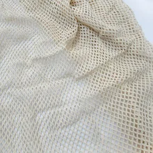 1 ярд бежевая хлопковая сетчатая ткань для шитья одежды трикотажная сетчатая ткань для повседневной комфортной блузки Tissus