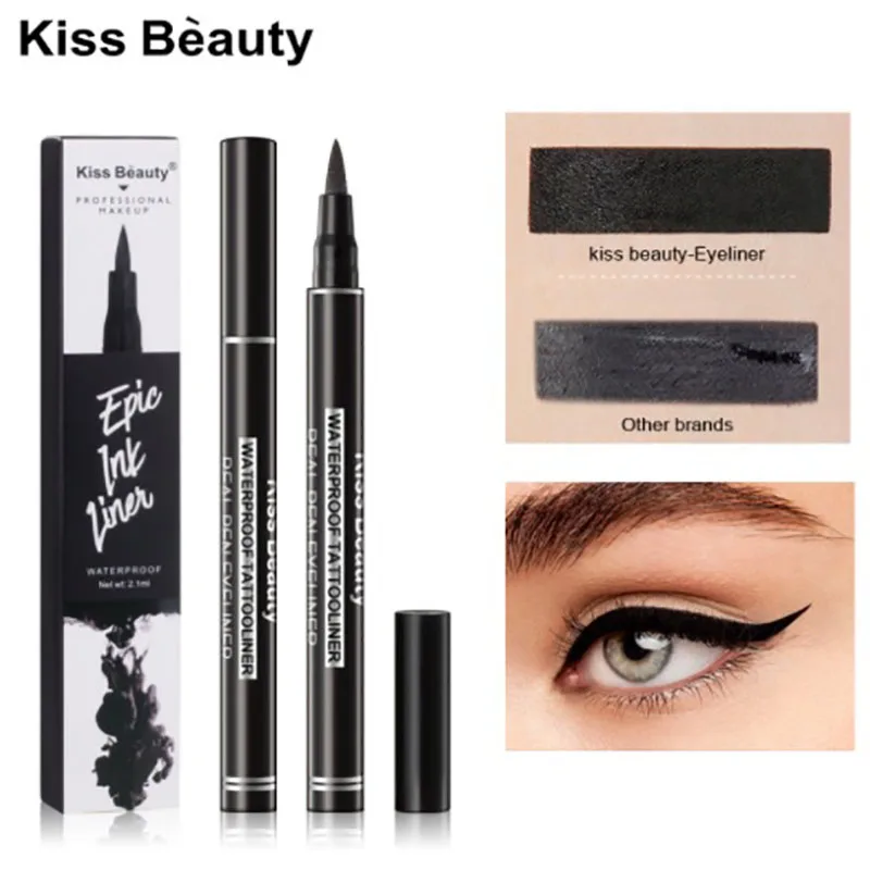 Black Long Lasting Eye Liner Pencil Belleza Waterproof Liquid magnetic Eyeliner Smudge-Proof Cosmetic Beauty Makeup cosmetics