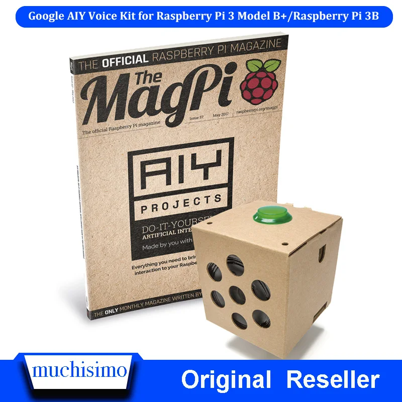 

Google AIY Voice Kit for Raspberry Pi 3 Model B+(plus)/Raspberry Pi 3B and Raspberry Pi 2 Pi Zero