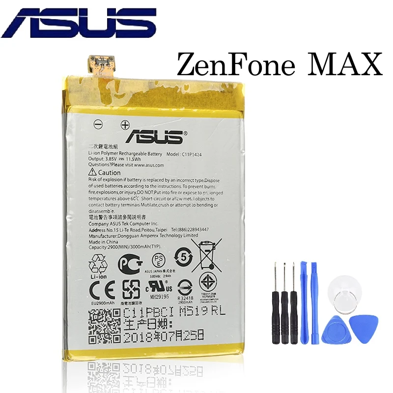 ASUS оригинальный сменный аккумулятор для телефона C11P1424 3000 мАч Asus ZenFone 2 ZE551ML ZE550ML Z00AD