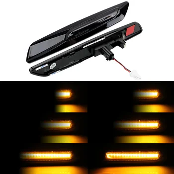 

LEEPEE 2PCS Blinker Light LED Car Dynamic Side Marker Turn Signal Light Signal Lamp For BMW E60 E61 E81 E82 E88 E90 E91 E92 E93