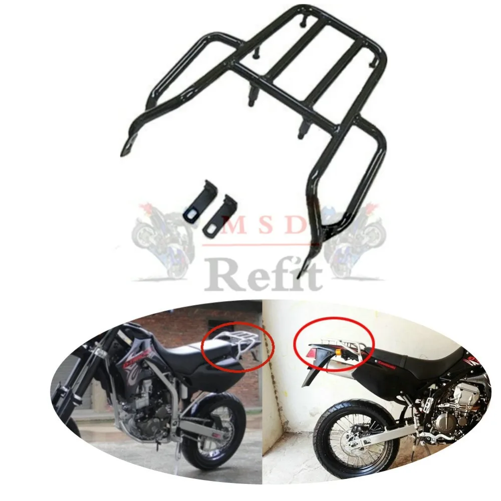 For-Kawasaki-KLX-250-1993-2007-Rear-Detachable-Luggage-Rack-Support-Holder-Saddlebag-Cargo-Shelf-Bracket
