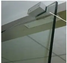 Bolt lock for glass door