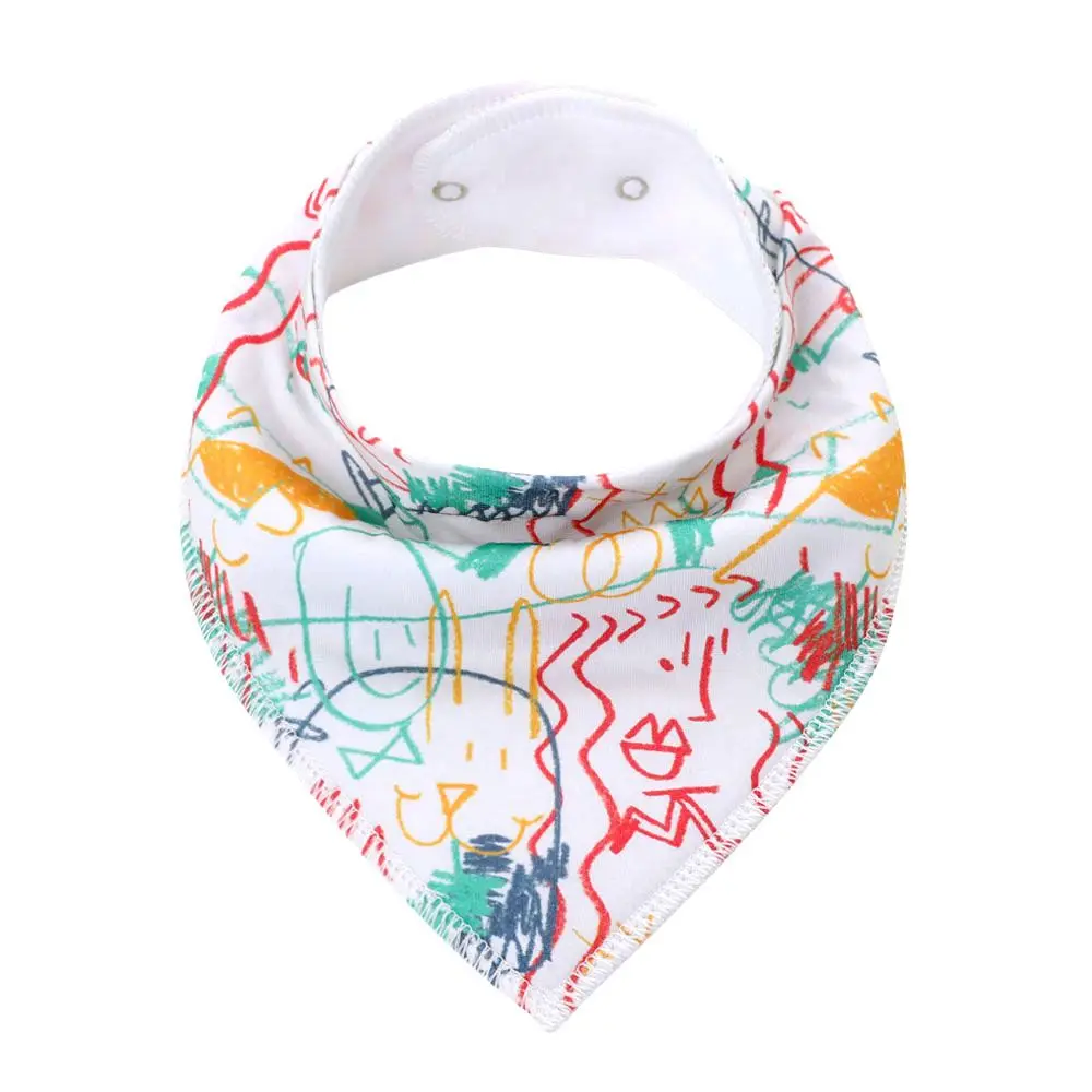 1Pc Baby Bandana Bibs Organic Cotton Baby Feeding Bibs for Drooling and Teething Soft and Absorbent Bibs Baby Shower Gift baby accessories box